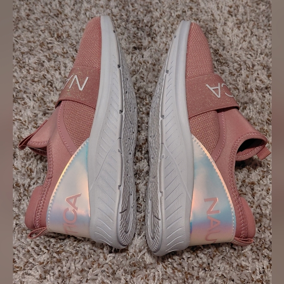 Nautica Girls Blush Pink Slip-On Shoes - Picture 5 of 9